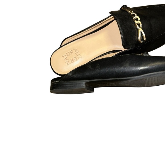 NATURALIZER faux leather black Kayden Mules slides slip on shoes size 8 - Picture 2 of 6